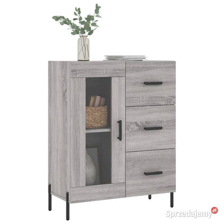 Szafka szary dąb sonoma 695x34x90 materiał Pozostałe