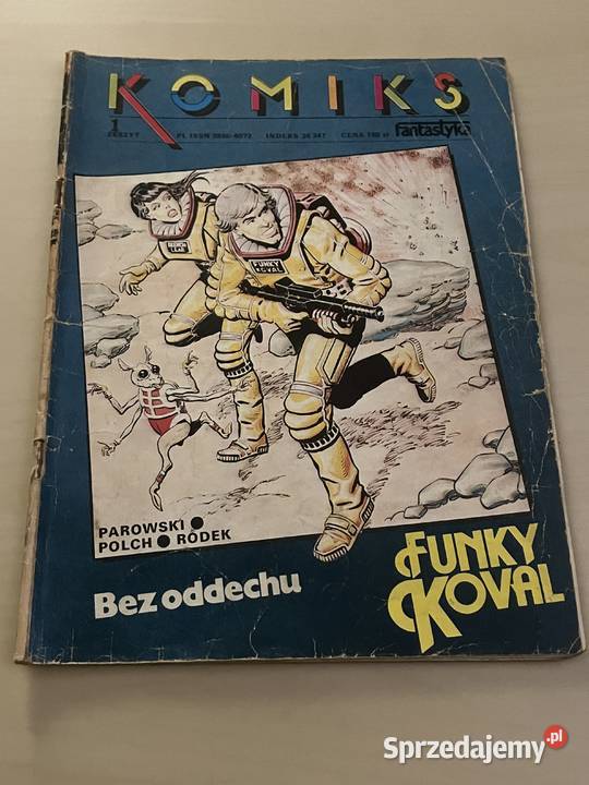 KomiksFantastyka Pierwszy zeszyt 11987 Funky Kultura i Rozrywka wielkopolskie Sierosław