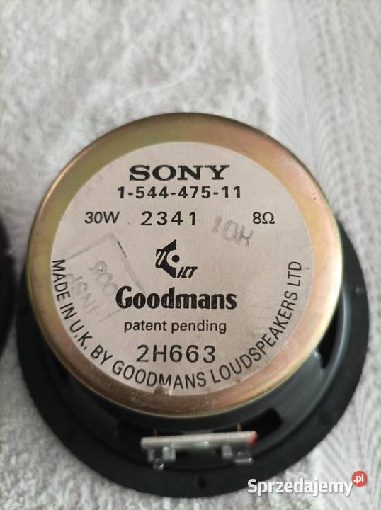 Sony Goodmans głośniki szerokopasmowe