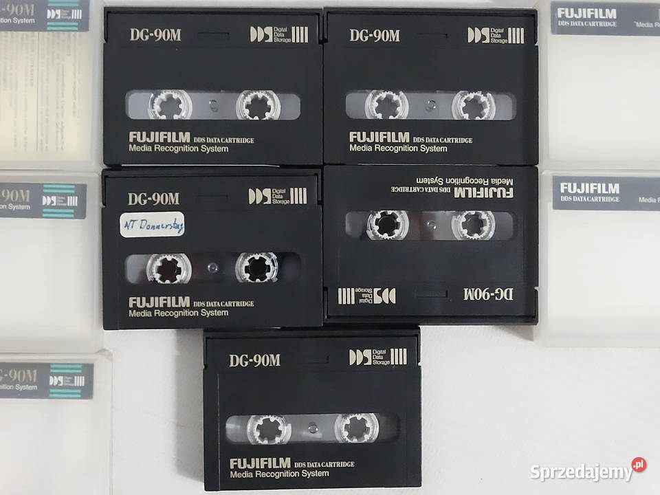 Kasety Fujifilm DDS DG90M DAT Zestaw 5 sztuk Akcesoria Biłgoraj