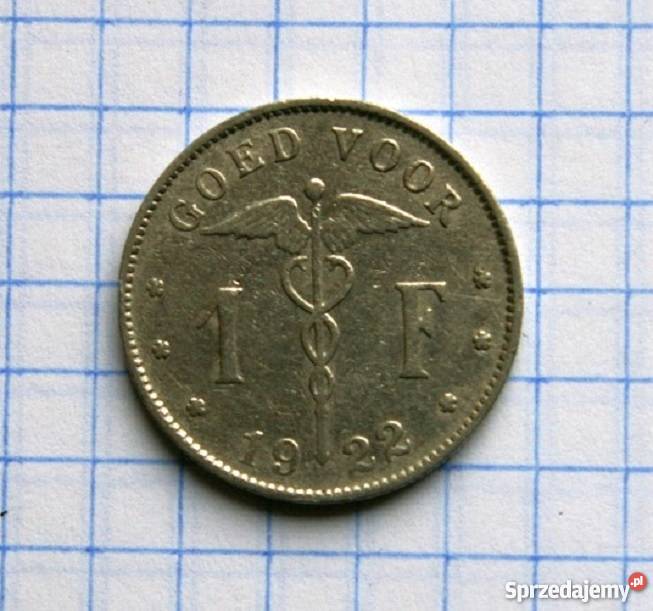 1 FRANK 1922 BELGIA Piszczac