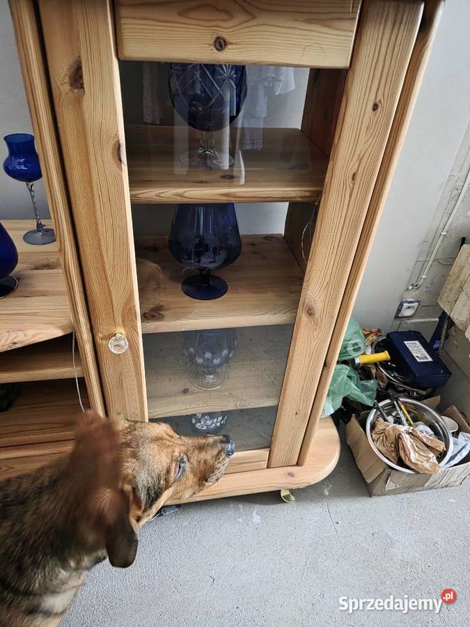 Sosnowy stolik rtv Choszczno