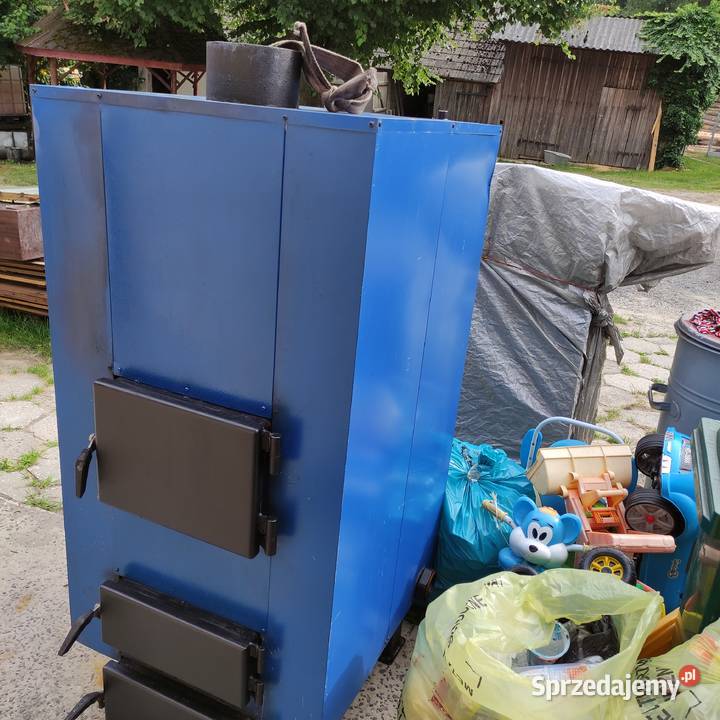 Piec na trociny AZSD AZSO 100 kW hamech Hajnówka Produkcja Strawczyn