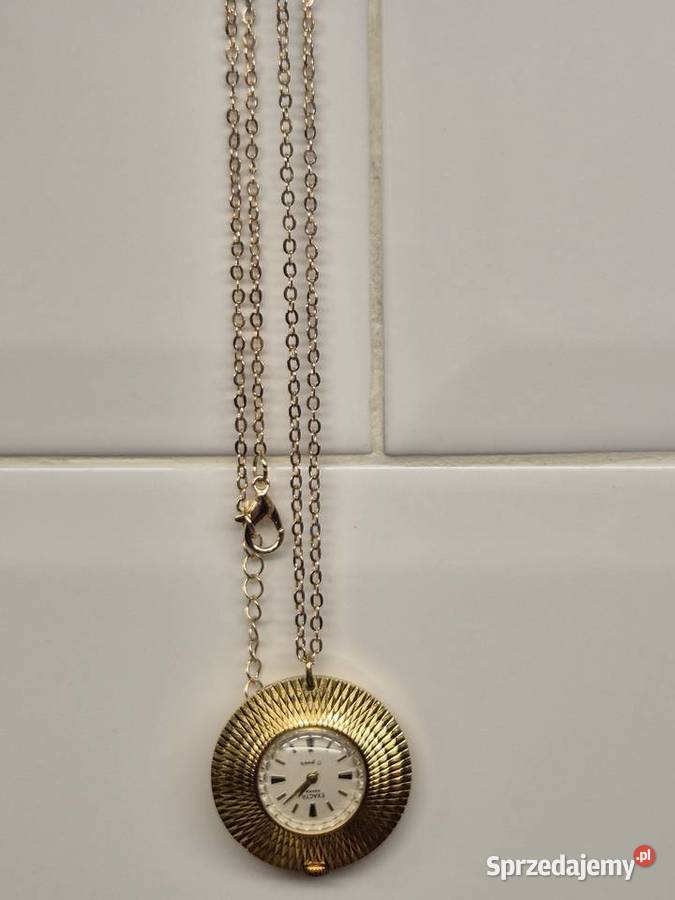 Zegarek wisiorek ChaikaExacta ZSRR Au 5 Chorzów