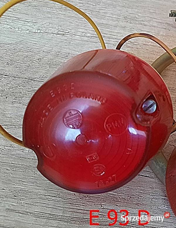 Lampa lampy pozycyjne czerwone klosz E 92E E93D lampy tylne Ostrów Wielkopolski