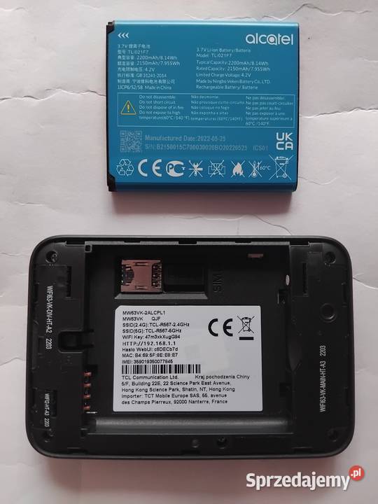 Router TCL LINKZONE MW63 4G LTE CAT6 Czarny Pruszków