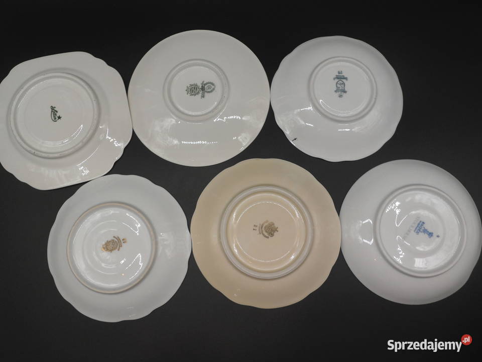 Talerzykipodstawki 6 różne Porcelana i szkło Raszków sprzedam
