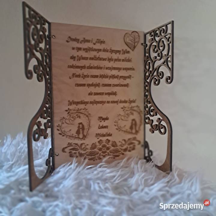 Pamiątki skarbonki ślubne komplet Skawina