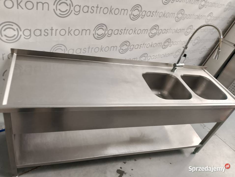 STÓŁ Z 2 ZLEWAMI 200x60  Wrocław