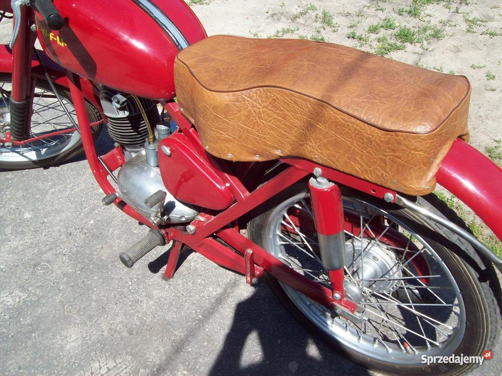 WFM motocykl zabytkowy żółte tablice kupiony w Polsce mazowieckie Warszawa