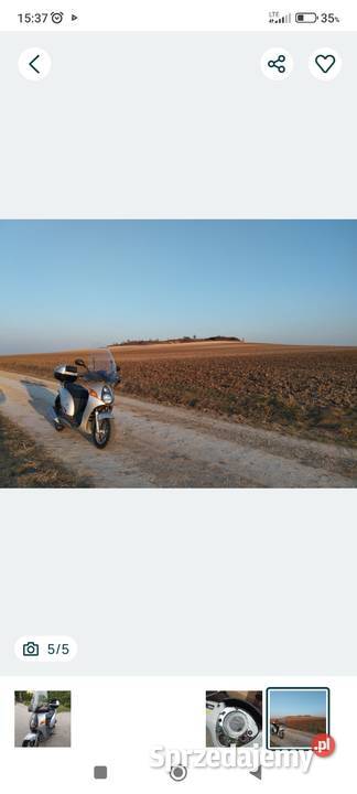 Skuter Honda NES 150 2000 r lubelskie Chełm