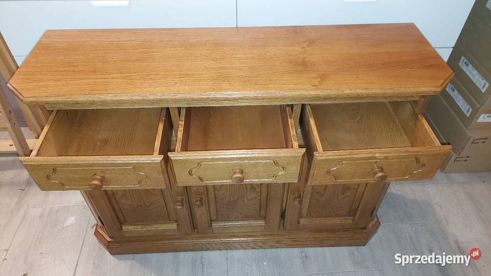 Komoda dębowa 3d3s Poznań sprzedam