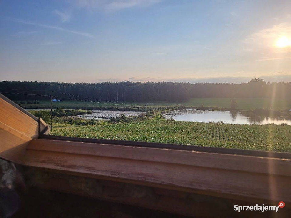 Dom z widokiem na stawy i las do wykończenia Zielątkowo