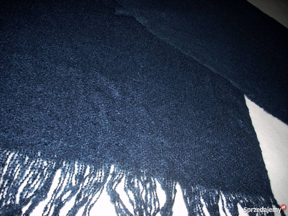 SZAL granatowy elegancki NOWY sprzedam