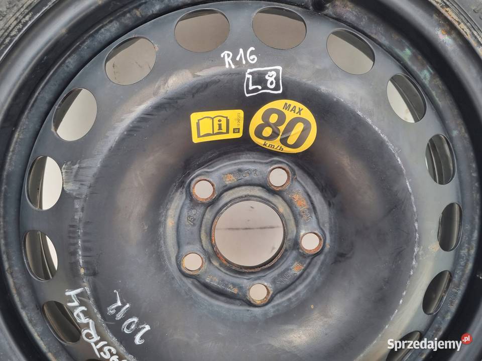 KOŁO DOJAZDOWE Opel Astra J Zafira C dojazdówka Chełm