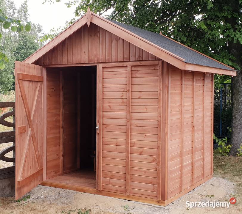 Domek ogrodowy narzędziowy drewniany