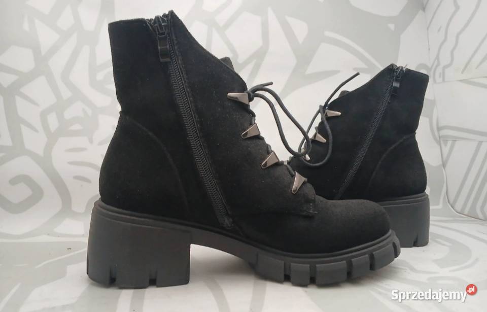 Buty botki zimowe 38 wkł 245 inna Półbuty Warszawa