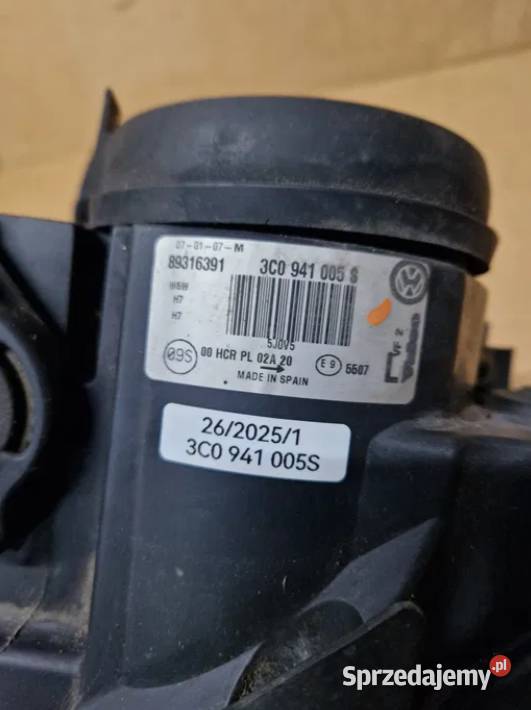Passat b6 lampa reflektor lewy przód przód lewy Lampy przednie Złotoryja