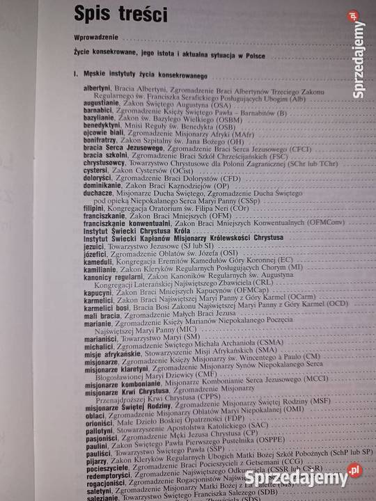 Leksykon zakonów w Polsce Bogumił Łoziński KAI Bydgoszcz sprzedam