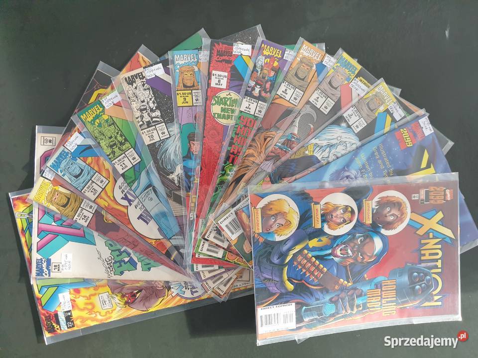 XMen 2099 i inne 14 oryginalnych komiksów Marvel Gdynia