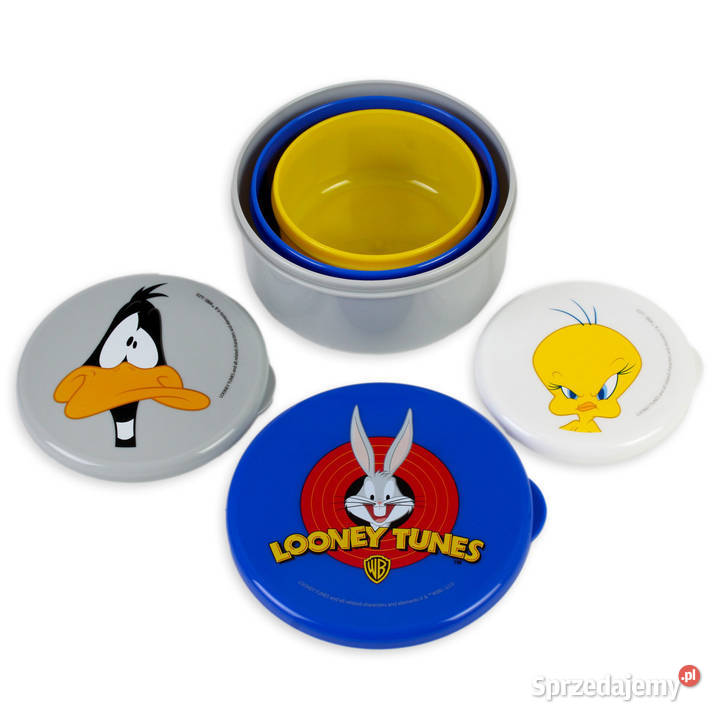 Looney Tunes Set Lunchboxów Pojemniki na lunch mazowieckie Warszawa
