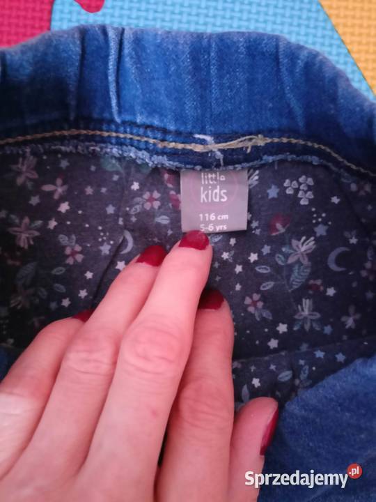Spodnie jeansowe 116 nowe bez metki Włocławek