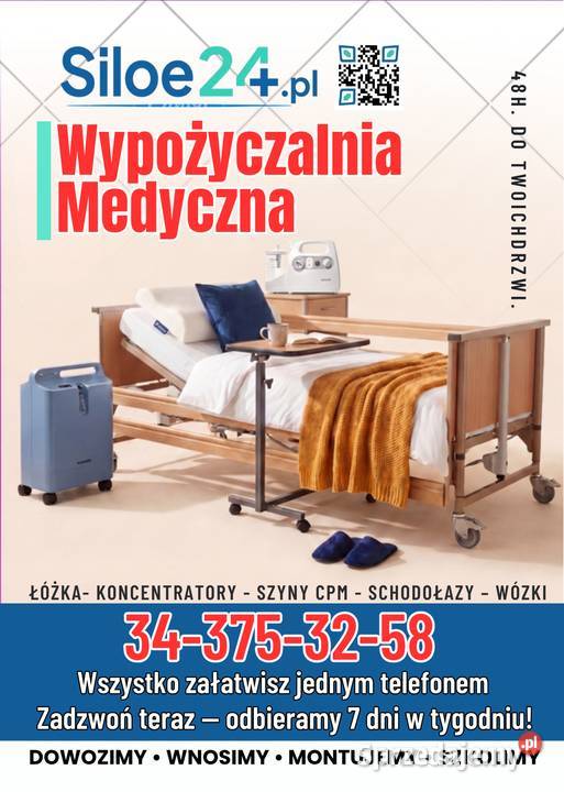 Wypożyczalnia Łóżek Blachownia Sklep Medyczny Zdrowie sprzedam