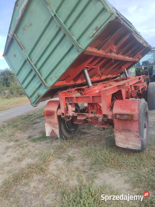 Przyczepa 16 ton 2 strony wywrot pneumatyka 2