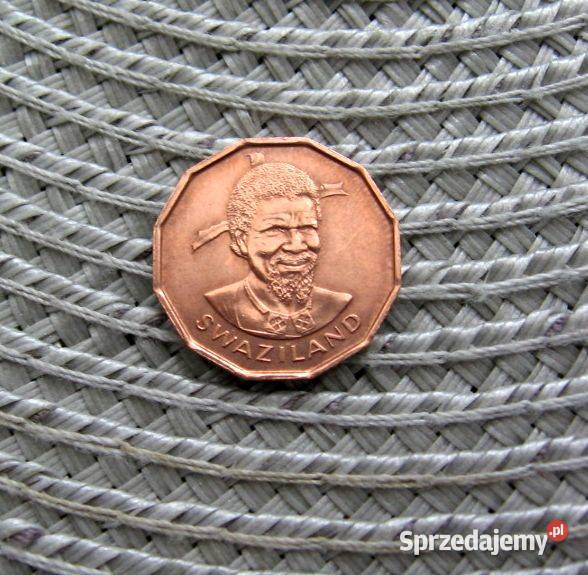 Eswatini Suazi 1 Cent 1974r Ładna Kalisz sprzedam