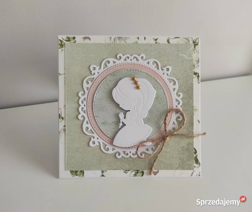 Kartka ręcznie robiona Komunia Święta Łódź sprzedam