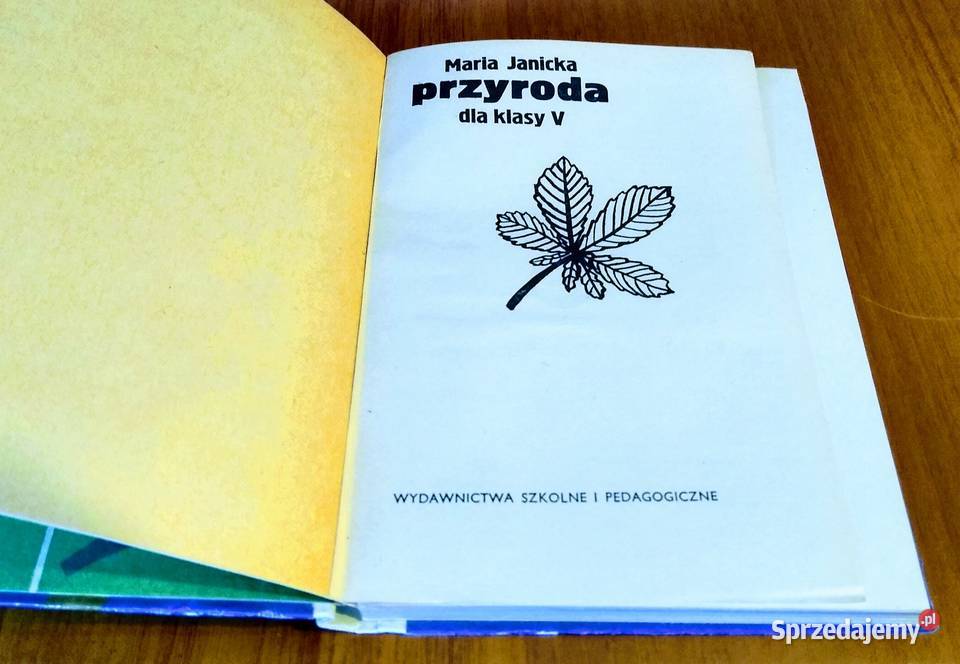 Przyroda klasy V Maria Janicka podręcznik 5 Gdańsk