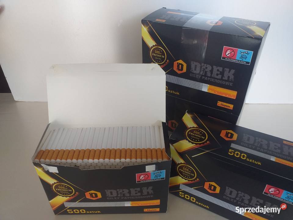 Gilzy Papierosowe DREK 500 karton zbiorczy Radom sprzedam