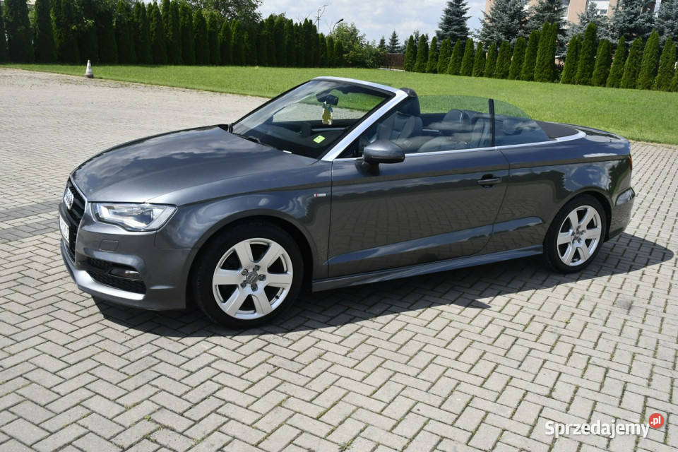 Audi A3 16tdi CabrioSlineSKóryXenonyDrive bluetooth Kutno