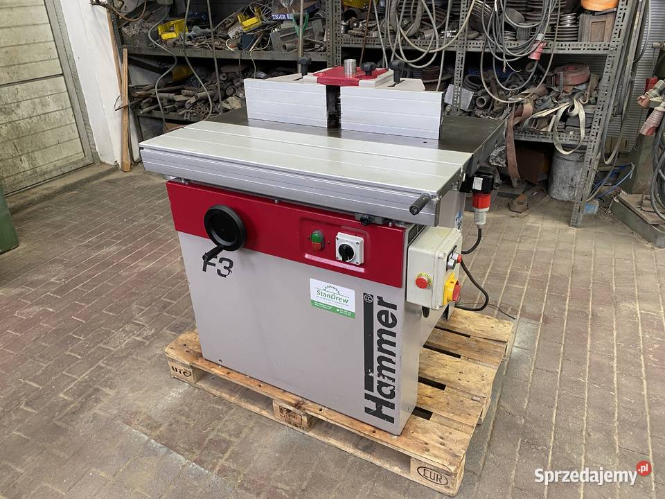 Frezarka FELDER HAMMER F3 z pochyłem i wózkiem Mojusz