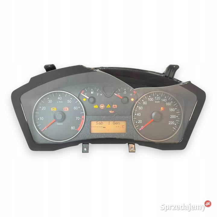 LICZNIK ZEGARY 51746761 1FCF10849AAF Fiat Stilo osobowe Części samochodowe Chełm