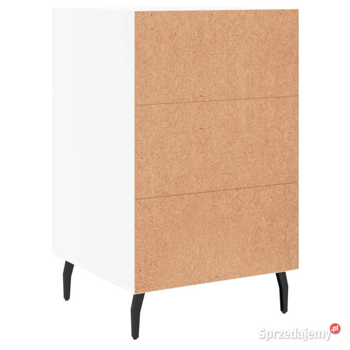 Szafka nocna biała 40x40x66 materiał Warszawa