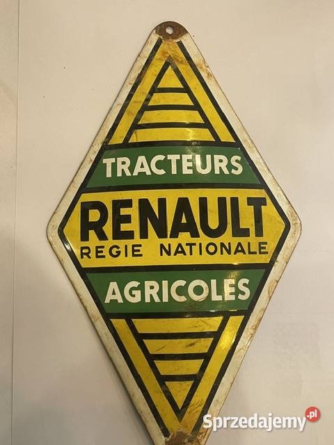 Szyld rolniczy Renault Tracteurs sprzedam