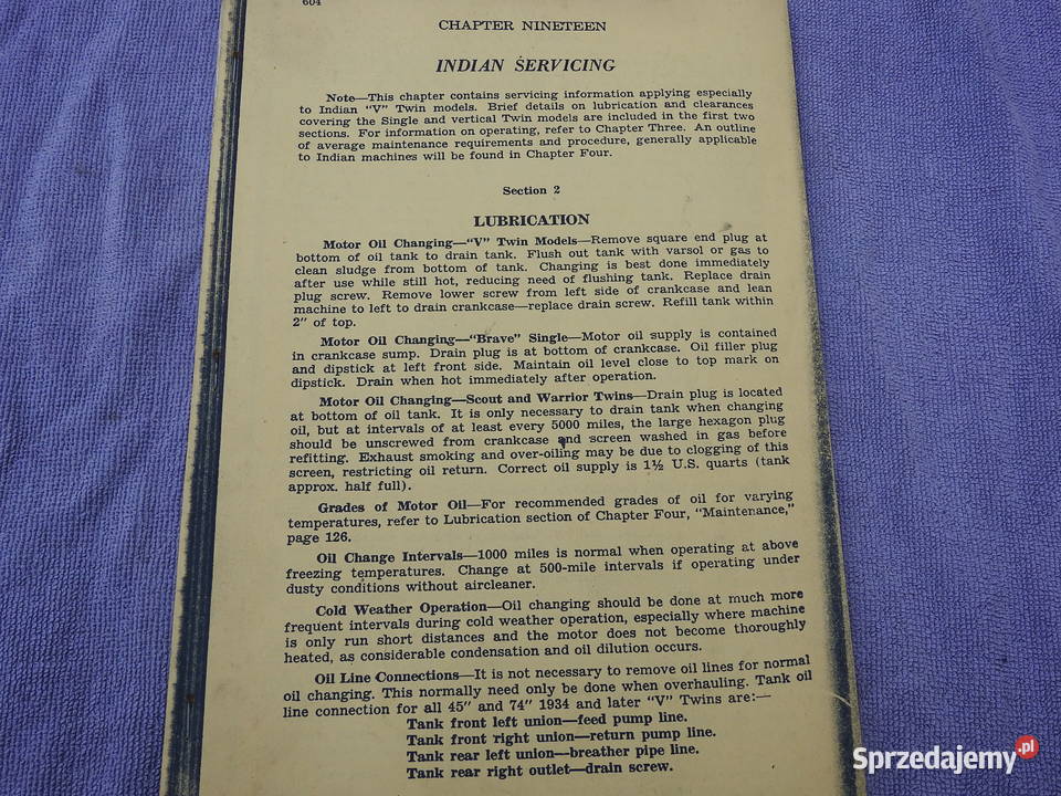 Indian Scout Chief Four Military serwis nie Warszawa sprzedam