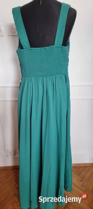 Sprzedam śliczną butelkowo zieloną sukienkę Spódnice i sukienki Białystok sprzedam