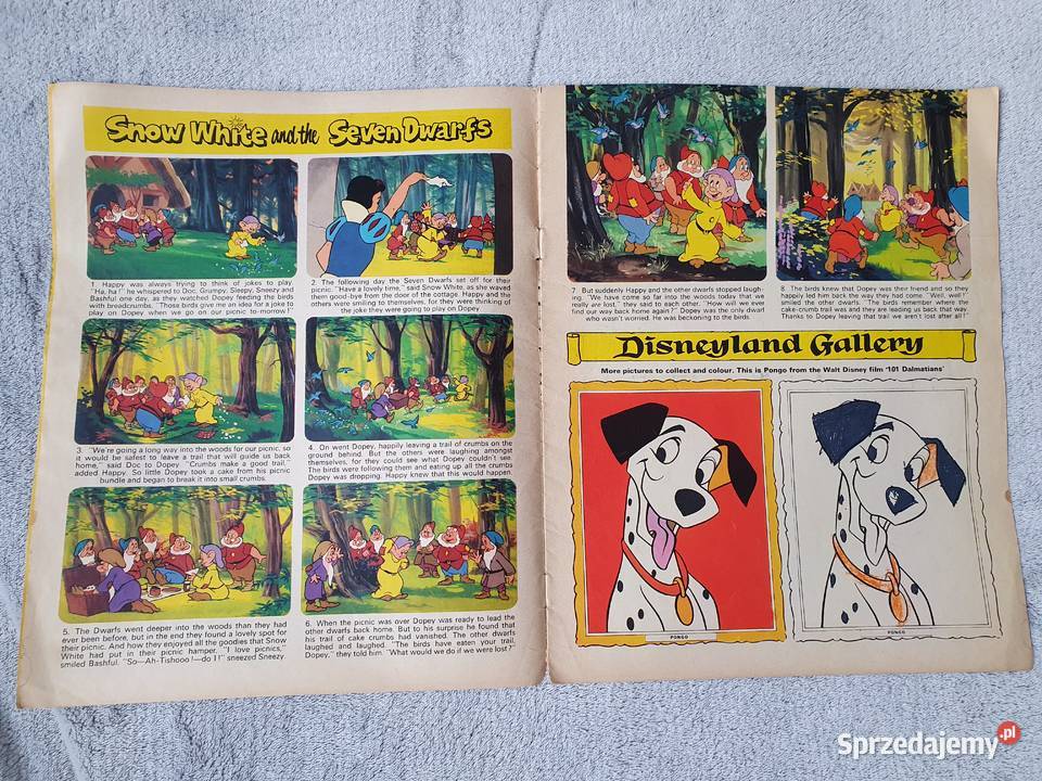 Disneyland komiks z 1973 roku w jęz angielskim pomorskie Gdynia