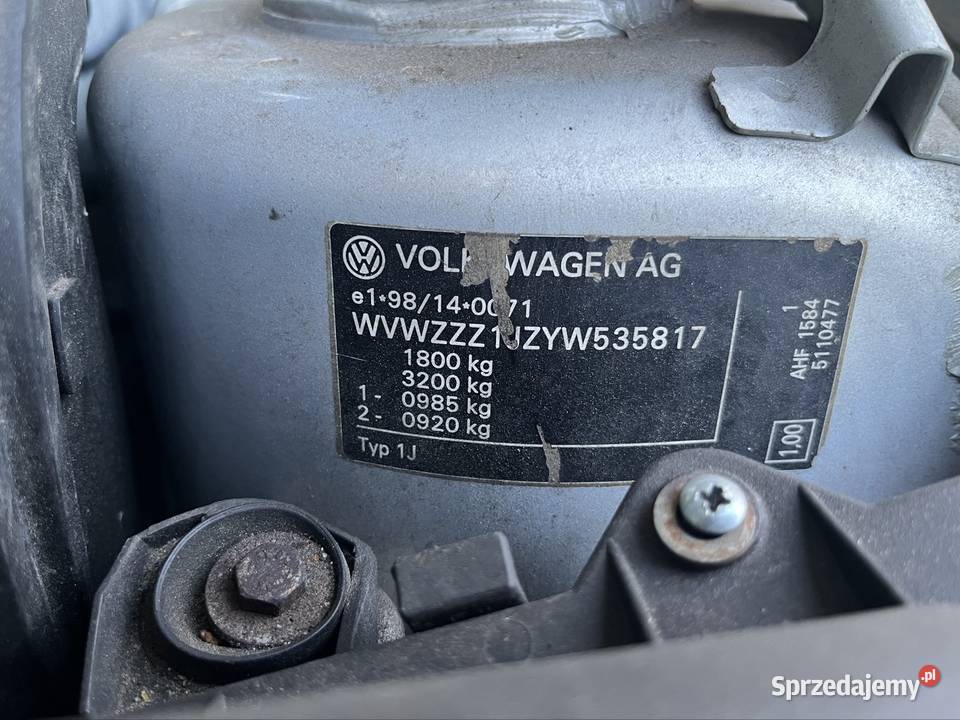 Volkswagen golf 19 tdi 110 Wojkowice