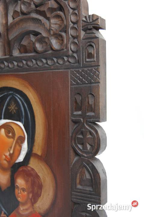 Matka Boża z Dzieciątkiem Jezus ręcznie pisana Lublin