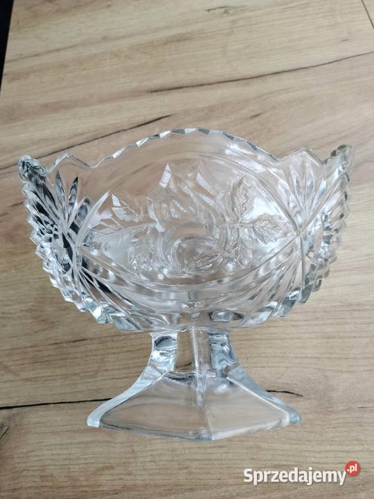 Żardyniera Ząbkowice róża prl Porcelana i szkło zachodniopomorskie