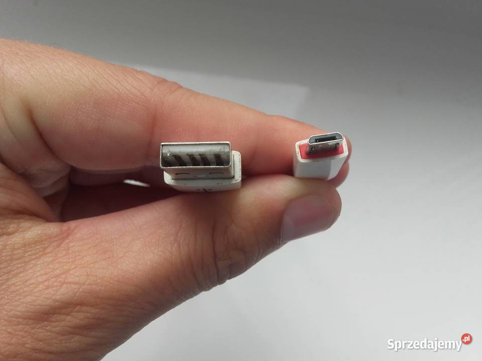 Kabel USB microUSB AWEI 30 płaski białoczerwony Bydgoszcz