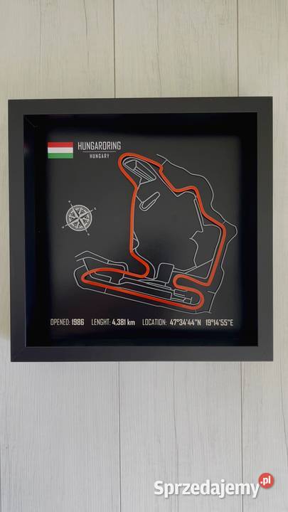 Tor Monte Carlo Monaco F1 Formuła 1 w ramce Tomaszów Mazowiecki sprzedam