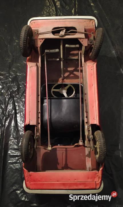 Moskwicz na pedały czerwony Auto metalowe Retro 14kg Pozostałe Lublin