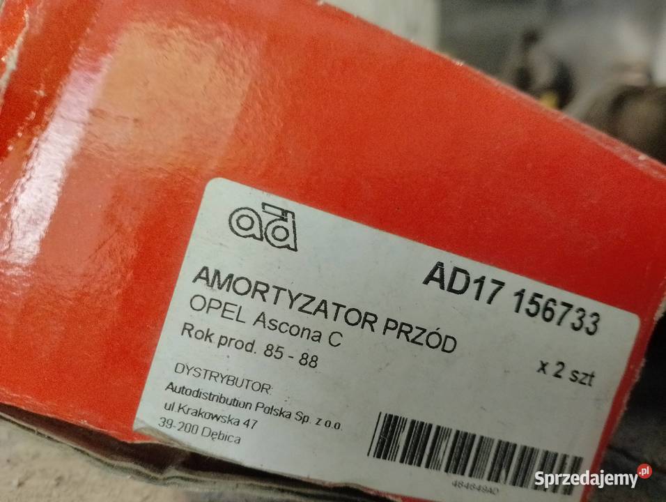 Opel Ascona C amortyzatory przód nowe lubelskie Krasnystaw sprzedam