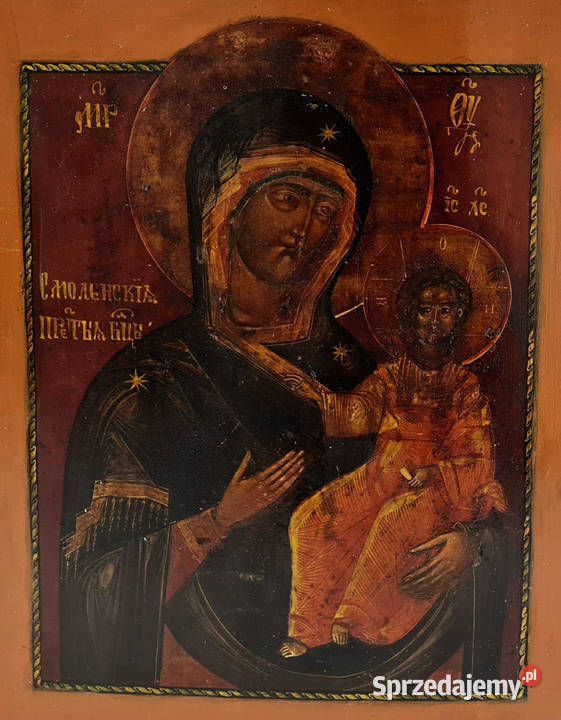 Ikona Matka Boża Smoleńska XIX wiek 0074
