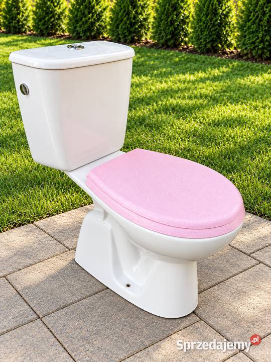 WC kompakt KOŁO miska WC ze spłuczką i różową Łańcut