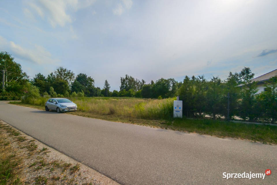 Justynów działka 1299 m pozwolenie i media 1299m2 sprzedam